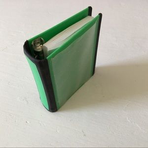Mini Green Binder
